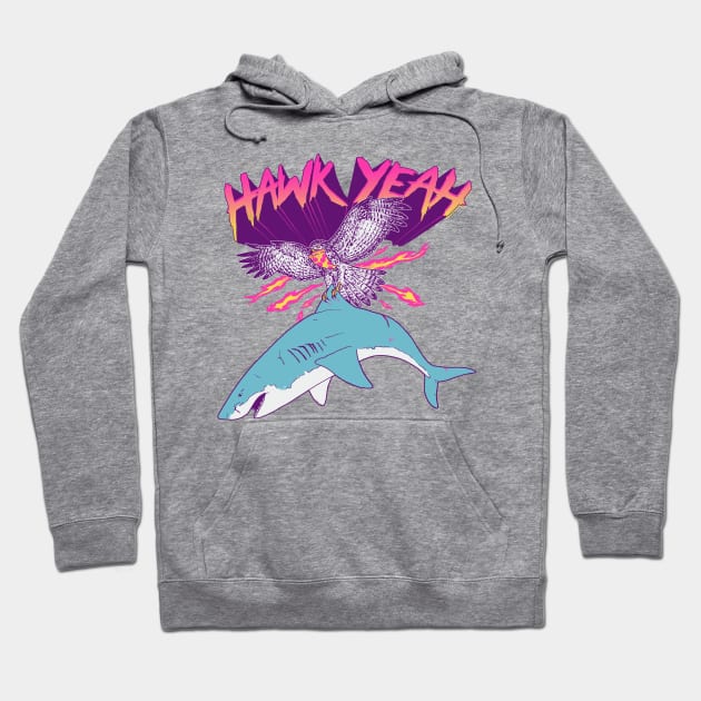 Hawk Yeah Hoodie by Hillary White Rabbit